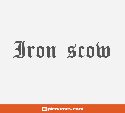 Iron scow